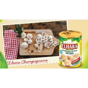 El Hara Canned Mushrooms (Champignon) 400g